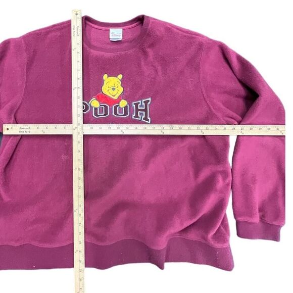 90s Winnie the Pooh Red Crewneck Sweater Sz XXL Unisex - Picture 8 of 8